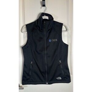 North Face Vest Womens Medium Sleeveless Casual Zip Pockets Outdoors Black